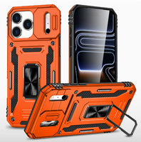 Coque de téléphone portable pour iPhone 14 Pro Max avec support magnétique, style Ins, peinture pulvérisée, résistante aux chutes, avec fenêtre coulissante pour Apple