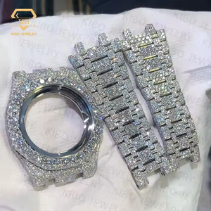 Gioielli di lusso vendita calda Hip Hop orologio meccanico lunetta <span class=keywords><strong>D</strong></span> colore VVS Moissanite Pass diamante Tester ghiacciato orologio di alta qualità - Product Image 2