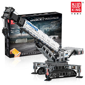 Grúa Móvil Muidking 11200, Bloques de Construcción, Modelo de Vehículo de Ingeniería, Control Remoto, Juguete Educativo, Más de 4000 Piezas - Product Image 3