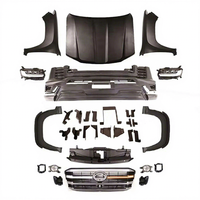 RAYSEZE pour Toyota 2006 2015 HILUX Vigo 2016 Revo Facelift Kit Upgrade 2023 LC300 Kit Carrosserie Capot Aile Phare