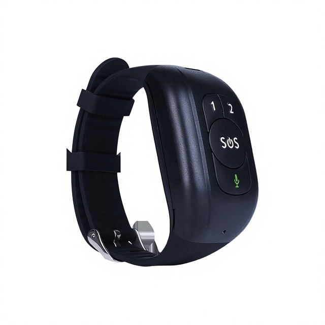 For Elderly Seniors 4G GPS Tracker Bracelet SOS Fall Detection SpO2 Heart Rate Monitor IP67 Waterproof 2-Way Voice GPS Tracker