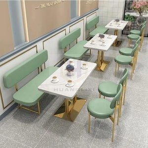 Thiết Kế Mới Nhà Hàng Trong Nhà Quán Cà Phê Bàn Ghế Bán Buôn Giá Rẻ Cửa Hàng Quán Cà Phê Đồ Nội Thất Ghế Sắt Thiết Kế Nước Bằng Chứng Bảng - Product Image 3