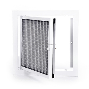 Precio de fábrica Hvac, difusor de techo de aluminio, rejilla de caja de huevos para ventilación, rejilla de filtro con bisagras extraíble en aire acondicionado - Product Image 1