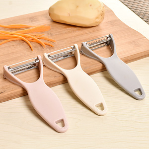 Éplucheur de fruits et légumes, ensemble de 3 pièces, lame en acier inoxydable pour éplucher les pommes de terre, le melon, la carotte, outil de cuisine - Product Image 1