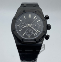 Boîtier de montre à mouvement quartz VK63 de 42 mm en acier inoxydable avec conception étanche