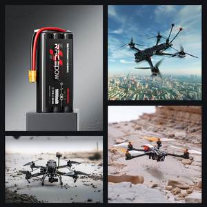 Racepow22.2Vバッテリーパック8400mAh9000mAh10000mAhリチウムイオンバッテリー6s2p8400モリセル21700 - Product Image 3