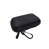 Pochette de voyage portable en caoutchouc durable 12,5x8x4cm 72g pour SSD, organiseur de câbles de données, étui de protection pour chargeur, rangement d'accessoires numériques