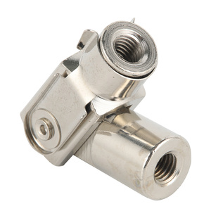 Horquilla de Conexión Mecanizada Niquelada |   Conector Mecánico Personalizado No Estándar para Cilindros Hidráulicos - Product Image 1