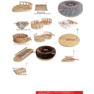Deckenhoher Katzenkratzbaum mit Höhle, Sprungplattform und Kratzsäule – Katzenhaus Turm für Haustiere - Product Image 4