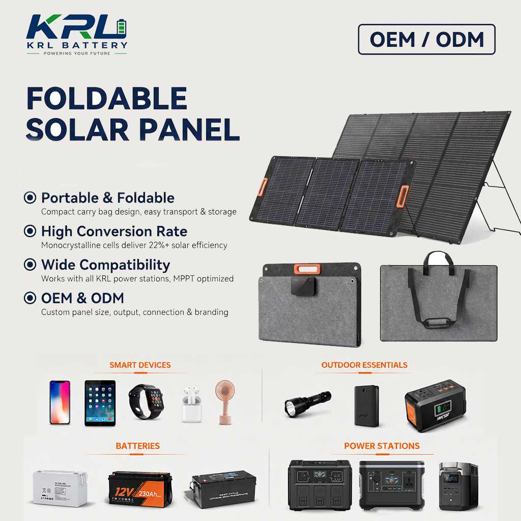 High Efficiency ETFE Bifacial 100W <strong>200W</strong> 300W 400W Waterproof Camping <strong>Foldable</strong> <strong>Solar</strong> <strong>Panels</strong> OEM/ODM Various Connectors Attached