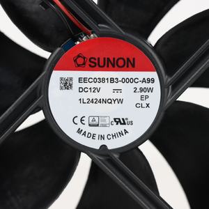 Ventilador Axial Eléctrico de Refrigeración para Gabinete SUNON EEC0381B3-000C-A99 120x120x38mm 12VDC 241mA 2.9W 2100RPM 93CFM con Rodamiento de Bolas - Product Image 6