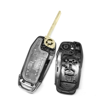 Nueva Carcasa de Llave Remota para Auto con 4 Botones, sin Cortar, para Entrada sin Llave, Cubierta de Llave Automática para Vehículos
