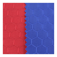 Tissu en nylon ripstop à motif nid d'abeille 420D avec revêtement PU pour sacs et bagages