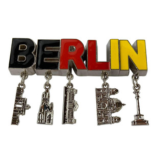 고품질 아연 합금 아트 데코 맞춤형 모양 냉장고 자석 베트남 런던 독일 기념품 냉장고 자석 - Product Image 6