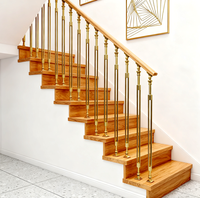 Vente en gros de balustrade d'escalier en aluminium de style moderne et luxueux pour balcon, mains courantes pour villa, appartement, bâtiment de sécurité