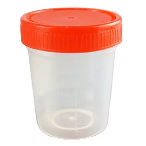 Récipients jetables de tasse de collection d'urine consommables de laboratoire