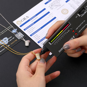 Style minimaliste Hip Hop bijoux pendentif broche réglage 925 argent Sterling Vvs Moissanite mignon tasse gâteau pendentif collier - Product Image 4