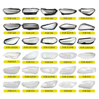 Système d'éclairage automobile couvercle de lentille de phare en verre plastique transparent abat-jour de phare auto boîtier de lampe accessoires de voiture