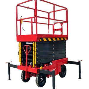 Plataforma Elevadora <span class=keywords><strong>de</strong></span> Tijera Móvil Autopropulsada <span class=keywords><strong>de</strong></span> Acero Inoxidable <span class=keywords><strong>de</strong></span> Alta Calidad con Altura Ajustable, Capacidad <span class=keywords><strong>de</strong></span> 100 kg - Product Image 1