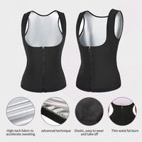Corset de sudation pour femme, gaine amincissante pour le contrôle du ventre, entraînement et perte de poids, combinaison de sauna