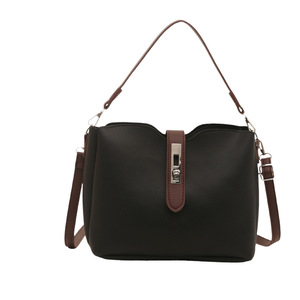 Công suất lớn mềm rộng dây đeo vai nách Polyester 2025 mới thời trang vai Crossbody PU Túi xô - Product Image 5