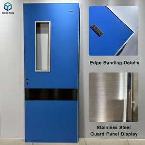 Puerta de Madera Moderna con Ventilación y Aislamiento Acústico, de Tamaño Personalizado, para Entrada de Hospitales y Escuelas, con Acabado de Alta Calidad - Product Image 6