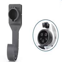 Nuevo Soporte para Cargador de Vehículos Eléctricos, Funda para Conector SAE J1772, Tipo 2 GB/T, Gancho en J, Soporte de Pared para Cable de Carga
