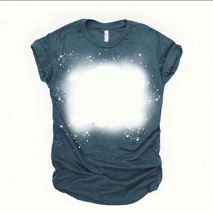 เสื้อยืดเปล่าสำหรับงานซับลิเมชั่นแบบฟอกสี เสื้อยืดฟอกสีสำหรับงานพิมพ์ลายตามสั่ง - Product Image 3