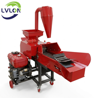 Machine multifonctionnelle de découpe, de pétrissage et de broyage pour l'herbe, la paille, les tiges de maïs, machine de traitement des aliments pour animaux