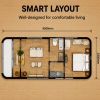 Capsule spatiale de luxe, maison préfabriquée étanche, cabane insonorisée, mini-hôtel pour complexe hôtelier, séjour en gîte, glamping