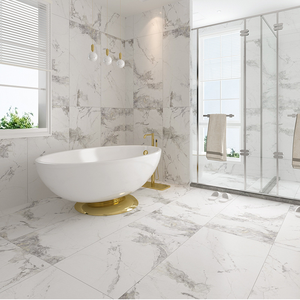 Hanjiang Modern Snow Soft Light Telha Cerâmica Polido Superfície Grande Laje para Hotel Sala de estar Banheiro Parede Cozinha Pavimento - Product Image 2