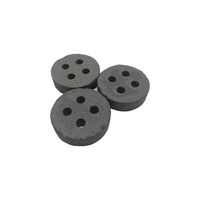 50mm rond noir avec 4 trous Shisha raccord charbon de bois de narguilé naturel