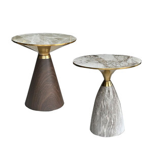 Vente directe d'usine, table basse moderne italienne minimaliste, structure <span class=keywords><strong>en</strong></span> acier inoxydable, plateau <span class=keywords><strong>en</strong></span> pierre artificielle pour table de salon - Product Image 5