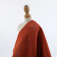 Tissu en lin poly viscose souple personnalisé bon marché tissu d'ameublement en lin pour vêtements