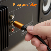 Câble Répartiteur RCA 1 Mâle 2 Femelles en Y, Adaptateur Audio Vidéo Stéréo, Rallonge pour Voiture, HDTV, Haut-parleur, Home Cinéma, PVC