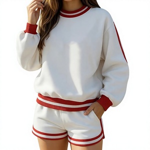 High Quality Custom <b>American</b> Retro <b>Hoodie</b> Mockneck Organic Cotton Sweatshirts Crew Neck Midriff Woman Sweatshirts - Product Image 3