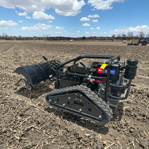 Nuovo Motozappa Cingolato Diesel 2026 con Telecomando, Micro Motozappa per Zappatura, Scavo, Dissodamento, Coltivatore e Riempitrice - Product Image 2