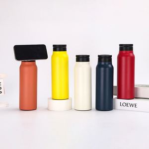 Termo con Soporte Magnético para Teléfono con Logotipo Personalizado, Botella de Agua Aislada de Acero Inoxidable de 24 oz para Gimnasio - Product Image 6