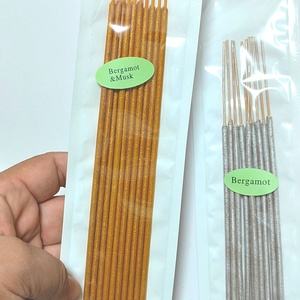 8-Inch Natural Essential Aroma Floral <b>Scented</b> Incense <b>Stick</b> Bag Packaged with Ginger Osmanthus Jasmine Jasmin Scents Joss Powder - Product Image 1