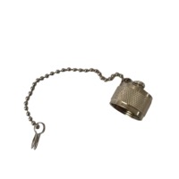 Tapa protectora antipolvo de latón con niquelado para conector coaxial RF N macho