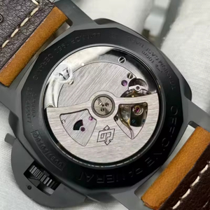 Montre mécanique de sport de luxe en cuir et céramique avec verre saphir, double fuseau horaire, réserve de marche, aiguilles lumineuses, cadran Shanghai - Product Image 3