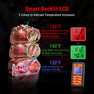 ThermoPro TP06B Thermomètre numérique pour viande <span class=keywords><strong>de</strong></span> barbecue avec <span class=keywords><strong>sonde</strong></span> - Product Image 4