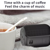 T-108 Speaker Nirkabel Portabel Mini, Speaker Hadiah Permainan Kartu TF Bluetooth Efek Suara Ganda Boombox Pasangan TWS Tahan Air Kecil