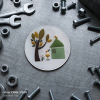 Patch PVC Karet 3D Embossed Motif Bunga Segitiga Personalisasi, Koleksi untuk Penggemar Game, Cocok untuk Ransel, Topi & Tas