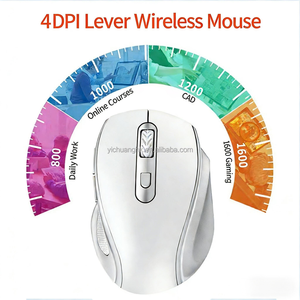 Ratón Óptico Inalámbrico Ergonómico de Diseño Vertical, 2.4GHz USB, DPI Ajustable de Tres Velocidades, Retroiluminación RGB, Batería Recargable - Product Image 4