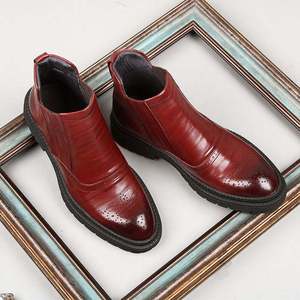 Zapatos de cuero con cordones y estampado de cocodrilo negro para hombre, calzado formal de negocios a la moda para otoño - Product Image 2