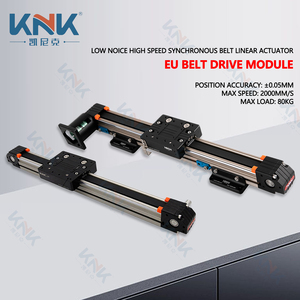 <span class=keywords><strong>Portique</strong></span> d'axe KNK manipulant le module linéaire à courroie synchrone Module linéaire muet à grande vitesse Table coulissante Guide linéaire alternatif - Product Image 5