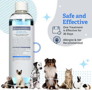 Champú Natural Personalizado para Mascotas, Control de Alergias, Elimina la Caspa y los Olores, Limpia y Acondiciona, Fórmula Suave y Delicada, Champú para Perros y Gatos - Product Image 4