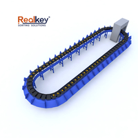 Système de tri de colis inclinable Realkey, trieuse de colis automatisée 6000-12000PPH, antistatique, durable, CE ISO, logistique, e-commerce, poste