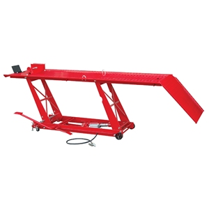 Sollevatore Idraulico Pneumatico per Moto da 450 kg con Blocco di Sicurezza e Piattaforma Antiscivolo, Attrezzatura per Sollevamento Moto per Officine <span class=keywords><strong>Auto</strong></span> - Product Image 1